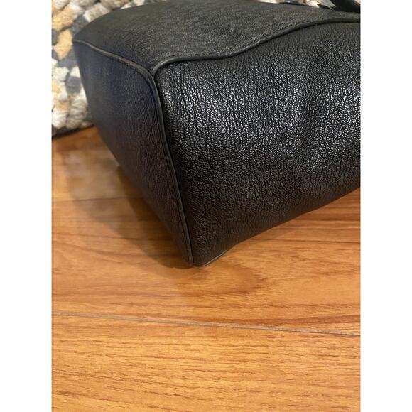 Michael Kors Jet Set Signature Shoulder Bag Blk - Picture 8 of 11